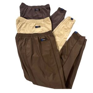 Irideon Riding Breeches Womens M Pull On Knee Patch Lot 3 1 Brown 1 Beige 1 Gray